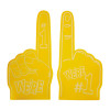 Yellow Sublimated Foam Hands